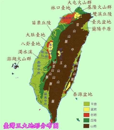 丘陵台地|臺灣地形